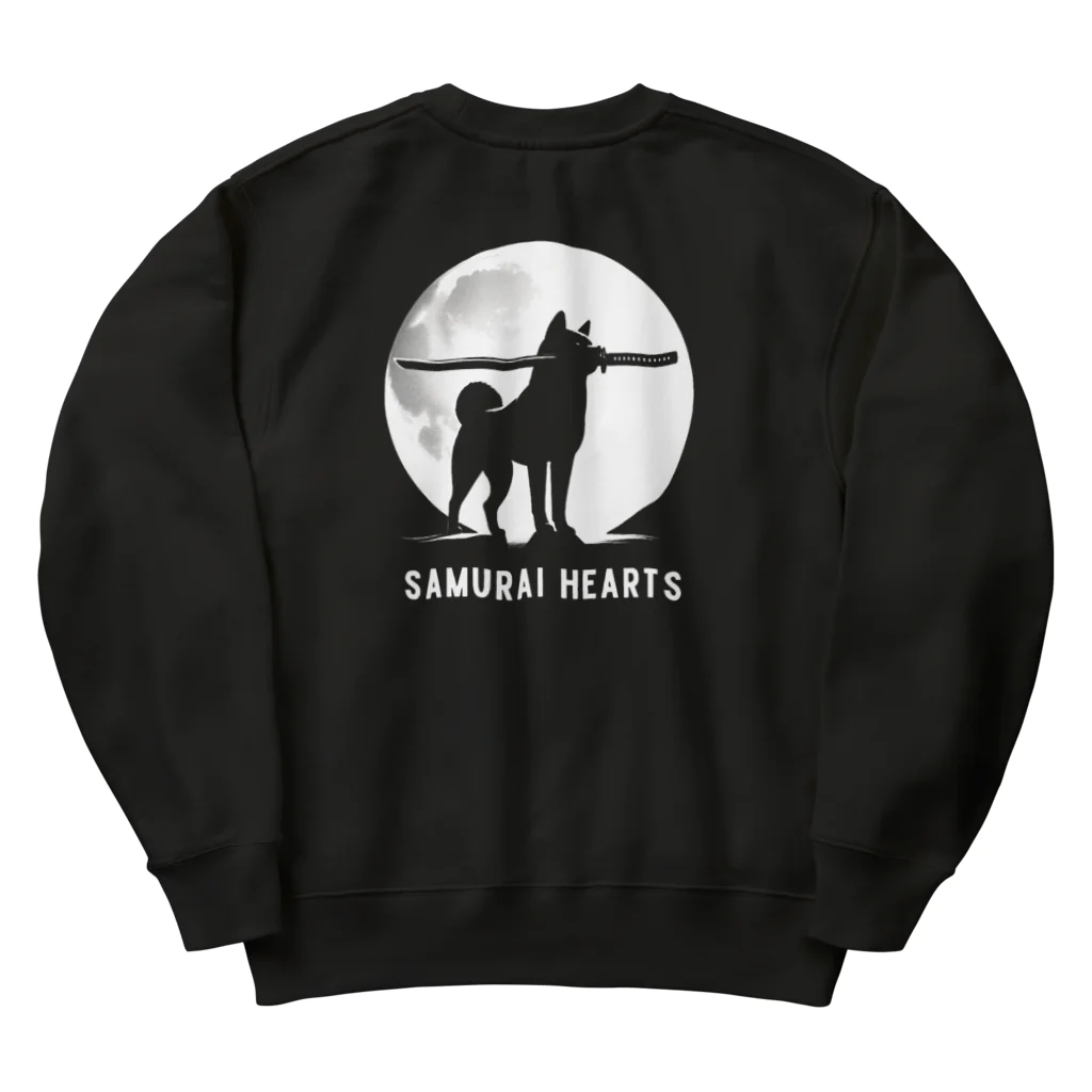 Samurai HeartsのBlack Pochi Heavyweight Crew Neck Sweatshirt