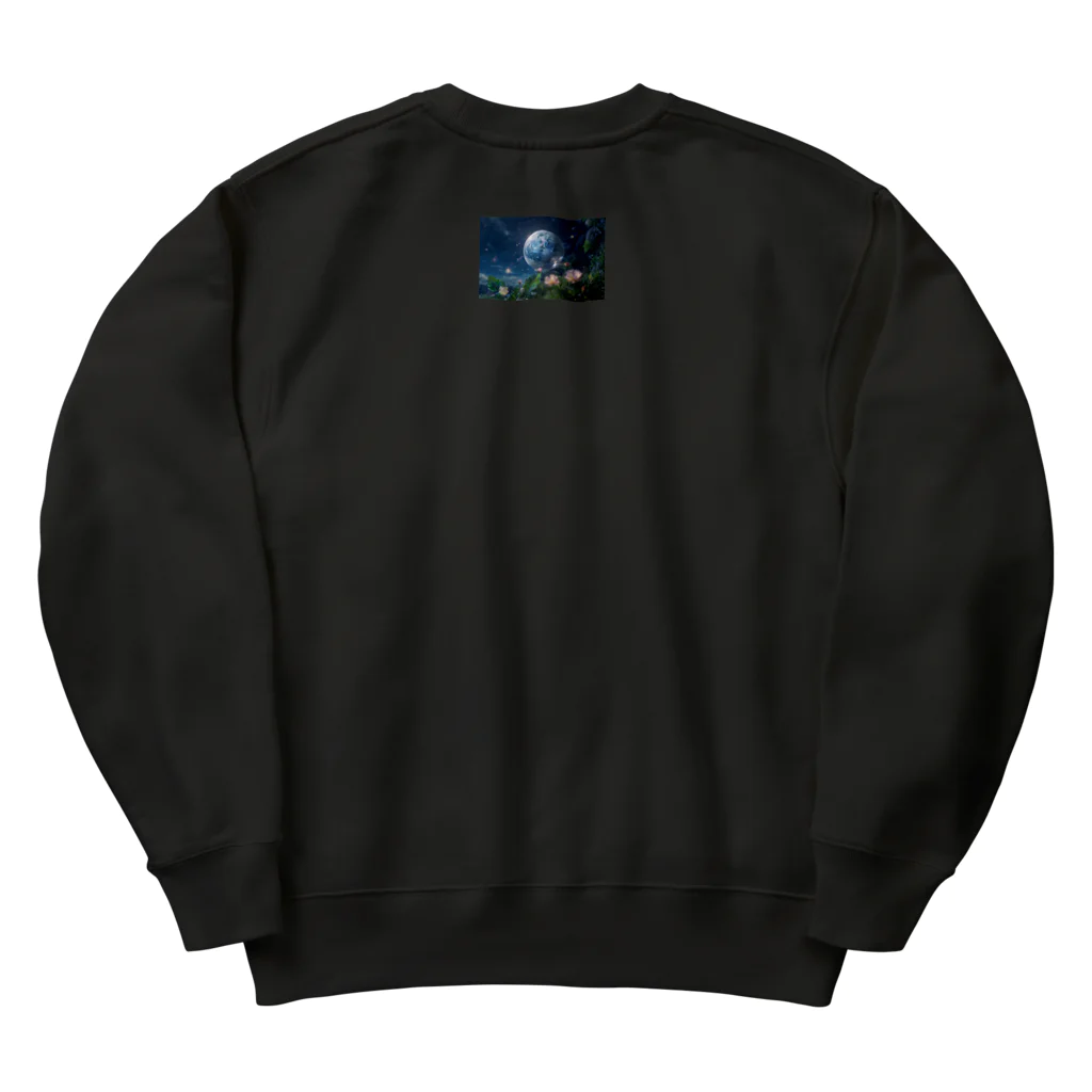 宇宙エネルギーガイドのbeautiful moon Heavyweight Crew Neck Sweatshirt