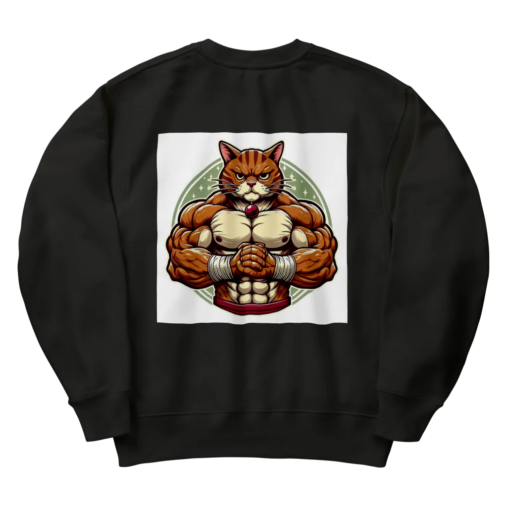 MUSCLE CAT 🐈🐈‍⬛のマッスルキャット　キジ虎 ヘビーウェイトスウェット