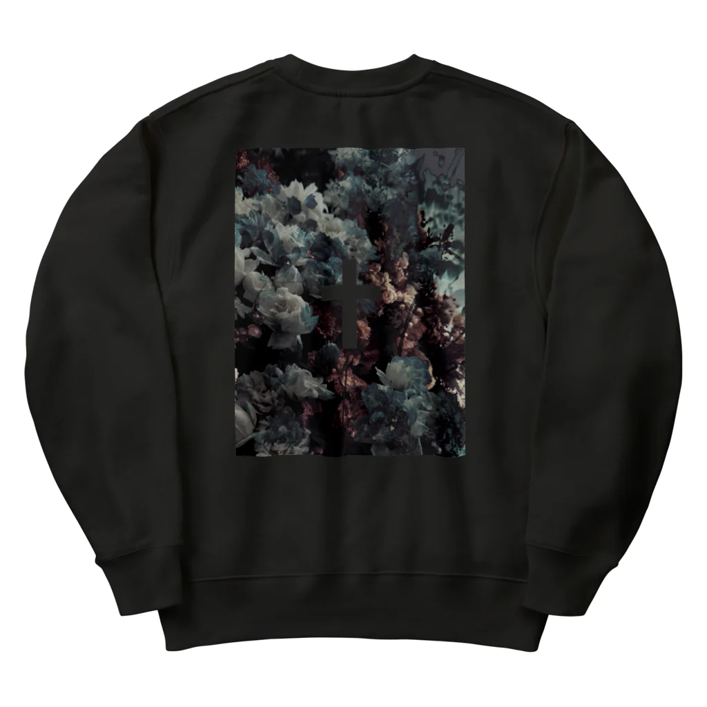 シロクロカラスのいつくしみ Heavyweight Crew Neck Sweatshirt