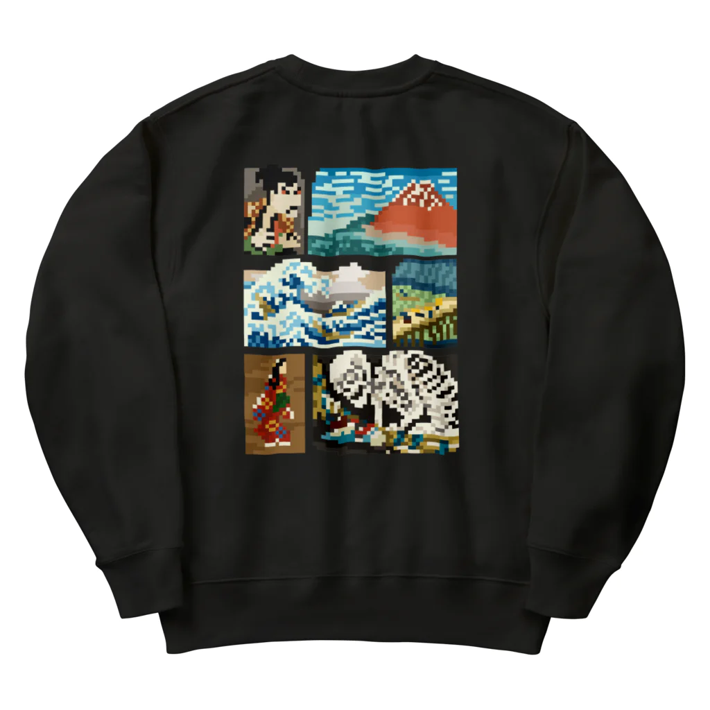 すとろべりーガムFactoryの【バックプリント】 ドット浮世絵 Heavyweight Crew Neck Sweatshirt