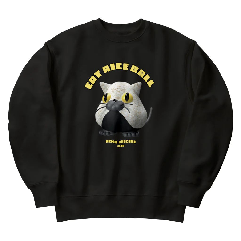 LONESOME TYPE ススの猫おにぎり🐱🍙（ネコ味） Heavyweight Crew Neck Sweatshirt