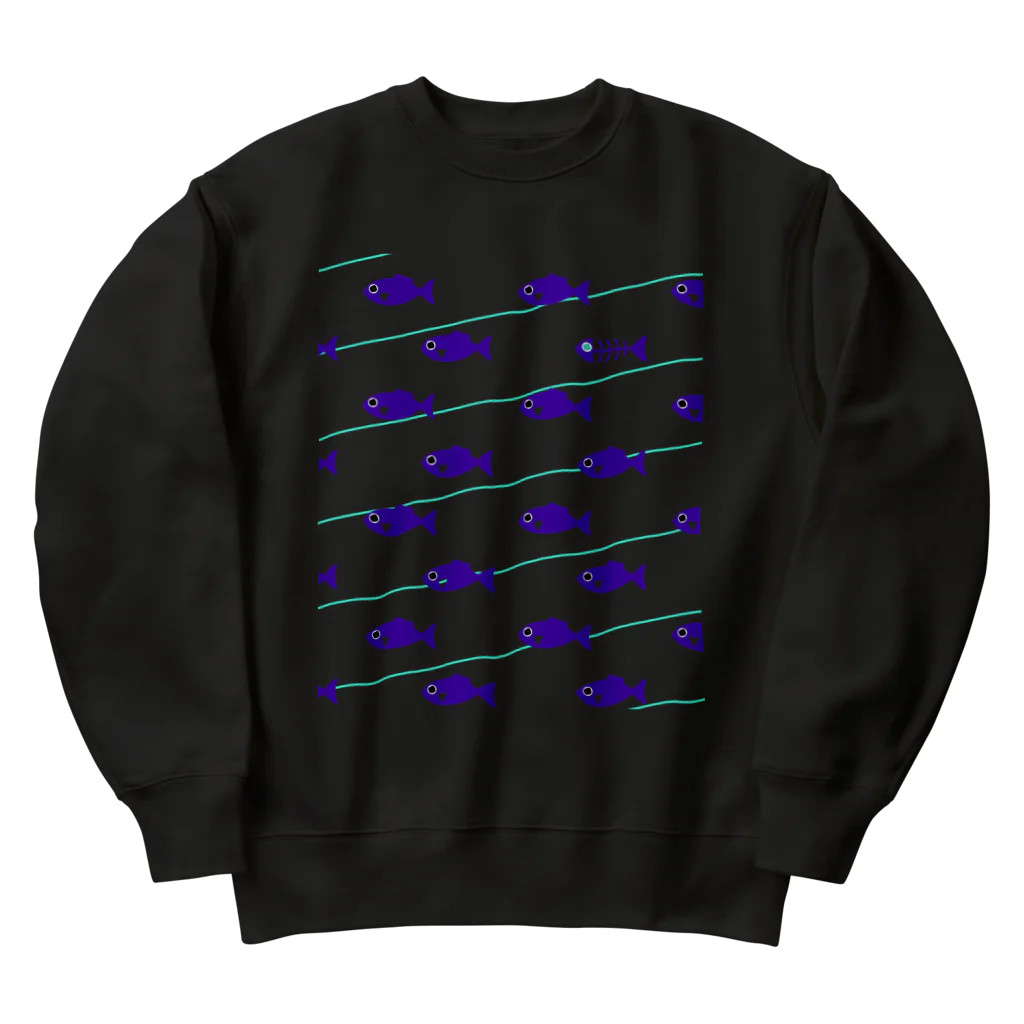 UmiUchiのサカナにまぎれるホネ Heavyweight Crew Neck Sweatshirt