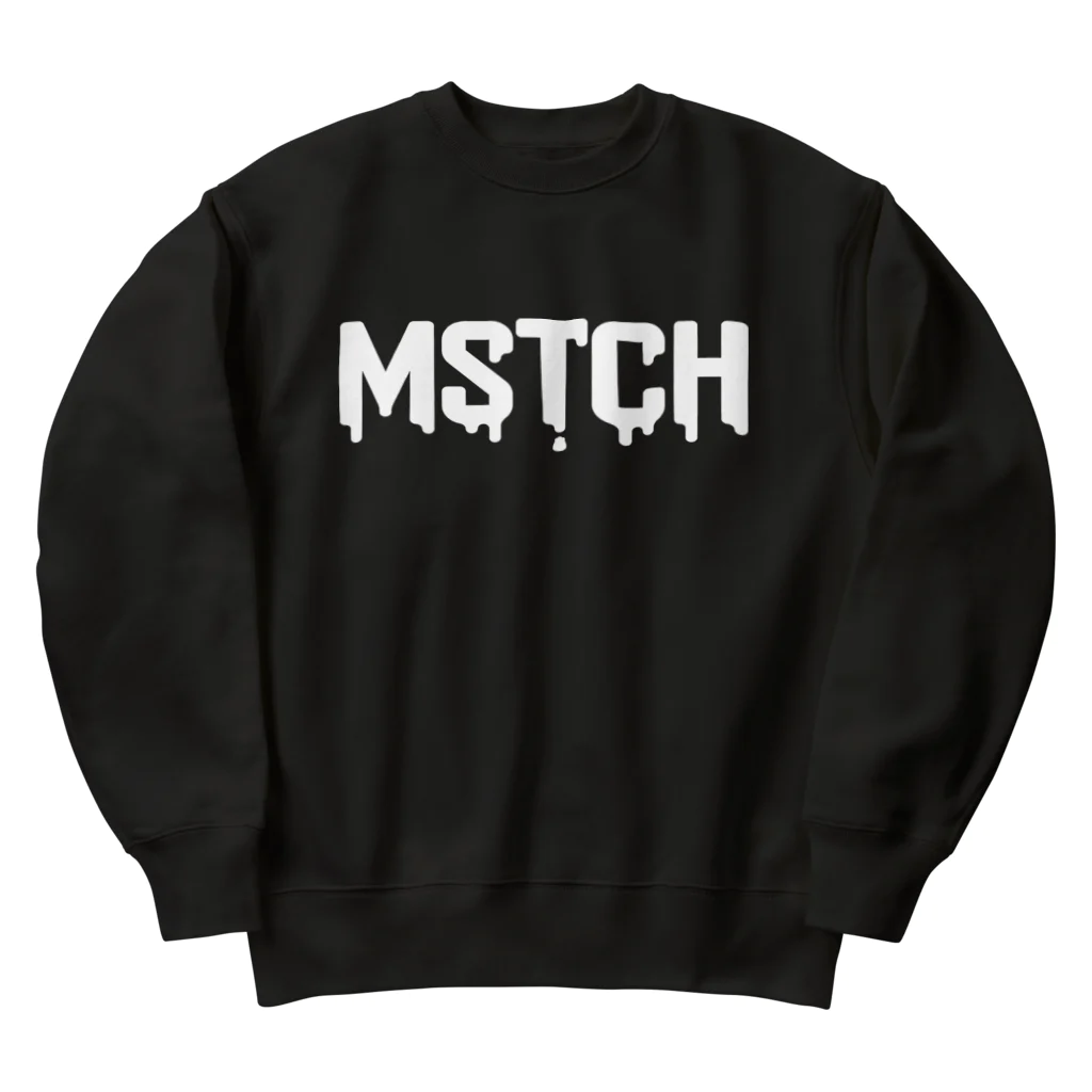 MUSUTCH（むすっち） SHOPのMSTCH白ロゴヘビーウェイトスウェット Heavyweight Crew Neck Sweatshirt