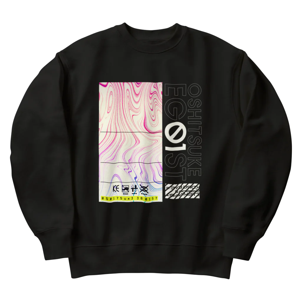 KEDARUGE EYEsのOSHITSUKE EGO1st Heavyweight Crew Neck Sweatshirt