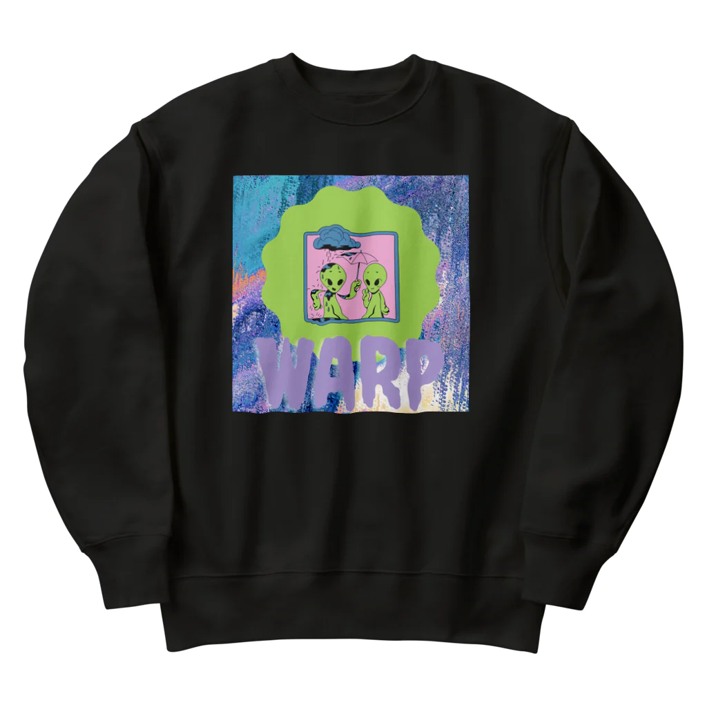 蒼のイノチミジカシコイセヨ・ウチュウジン Heavyweight Crew Neck Sweatshirt