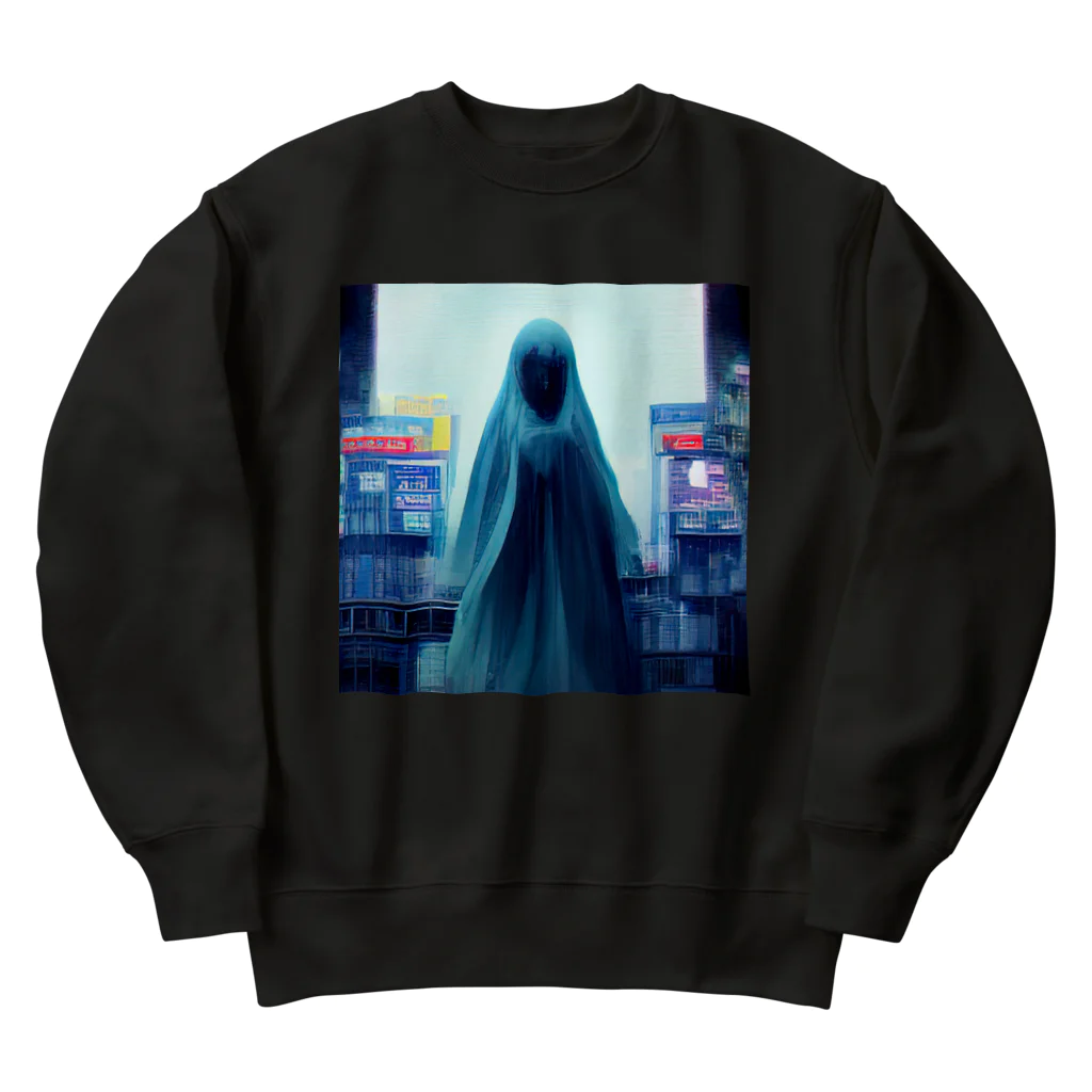 yagisaki009のA Nightmare on Electric Street Heavyweight Crew Neck Sweatshirt