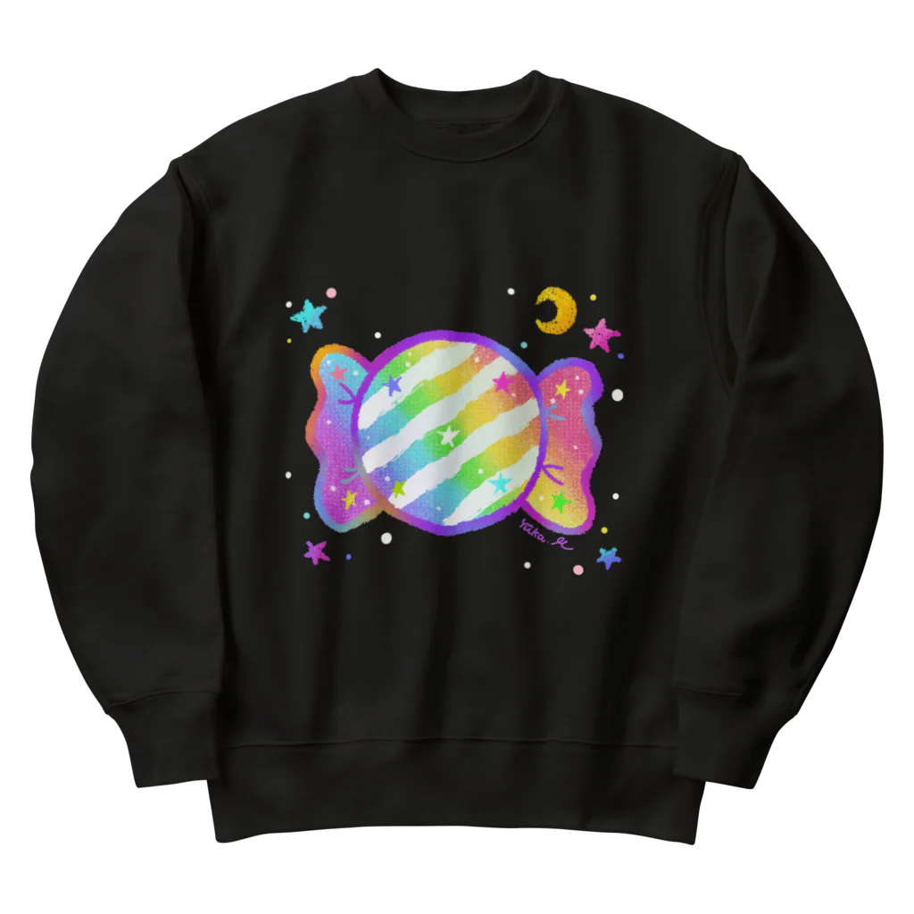 前田悠花｜イラストレーターの★虹色キャンディ★ Heavyweight Crew Neck Sweatshirt