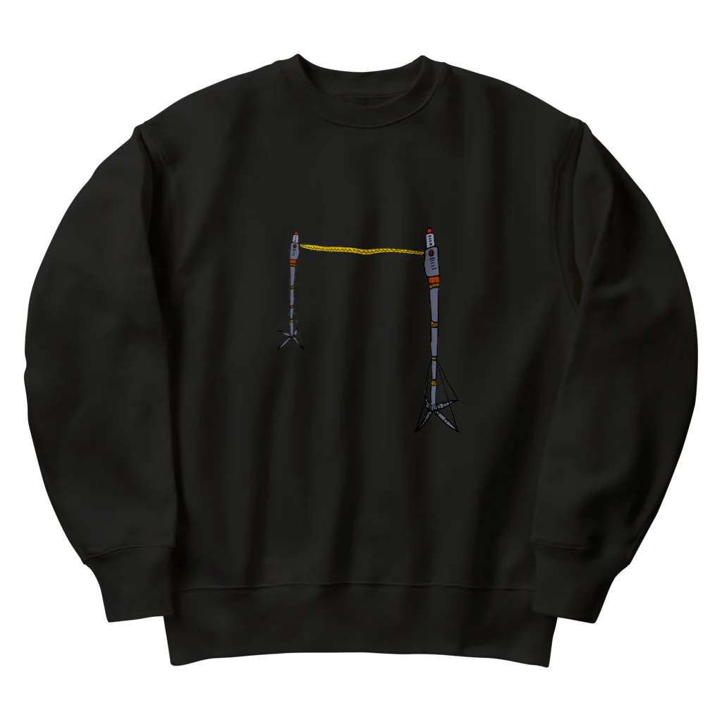 Nobupoのジップライン Heavyweight Crew Neck Sweatshirt