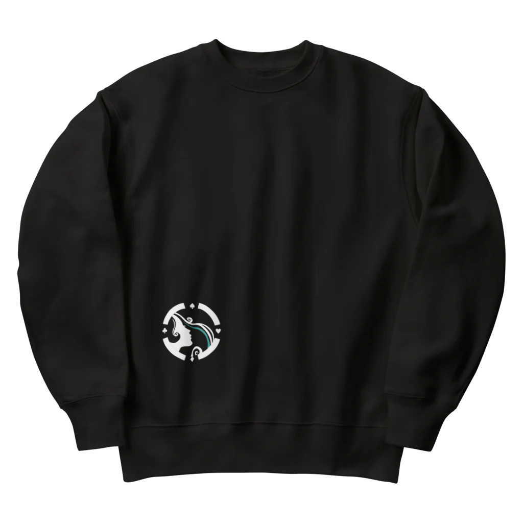 amusement cafe The High Priestessのヘビーウェイトスウェット/パーカー・ボアフリースJK（ディープカラー） Heavyweight Crew Neck Sweatshirt