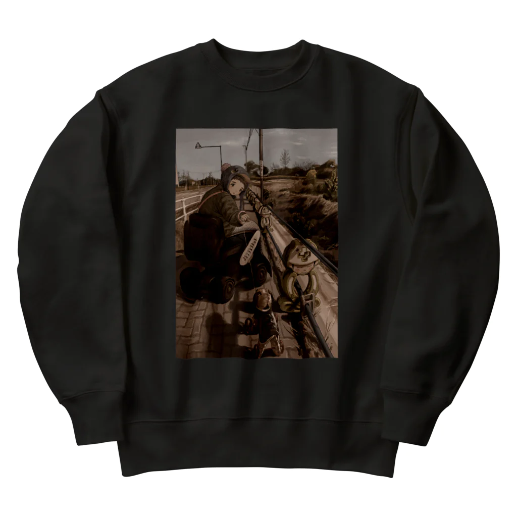 nrrkrrnetの逃亡 Heavyweight Crew Neck Sweatshirt