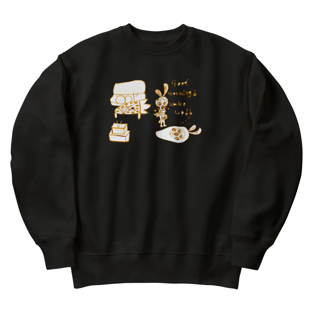 uminoneblueのGood morning! wake up!！Ver.1 Heavyweight Crew Neck Sweatshirt