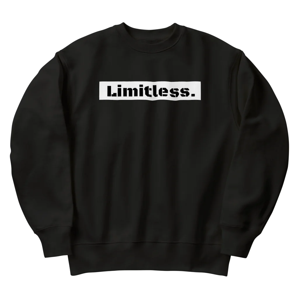 Limitless_Fitness.のLimitless. Heavyweight Crew Neck Sweatshirt