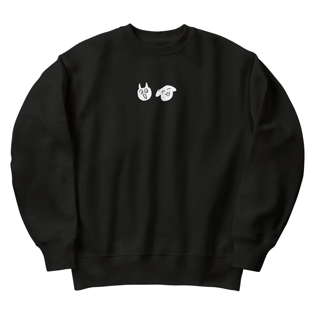 昨日の夕飯のキャットドッグ Heavyweight Crew Neck Sweatshirt