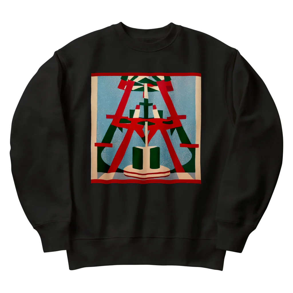 Danke Shoot Coffeeのクリスマスツリー Heavyweight Crew Neck Sweatshirt