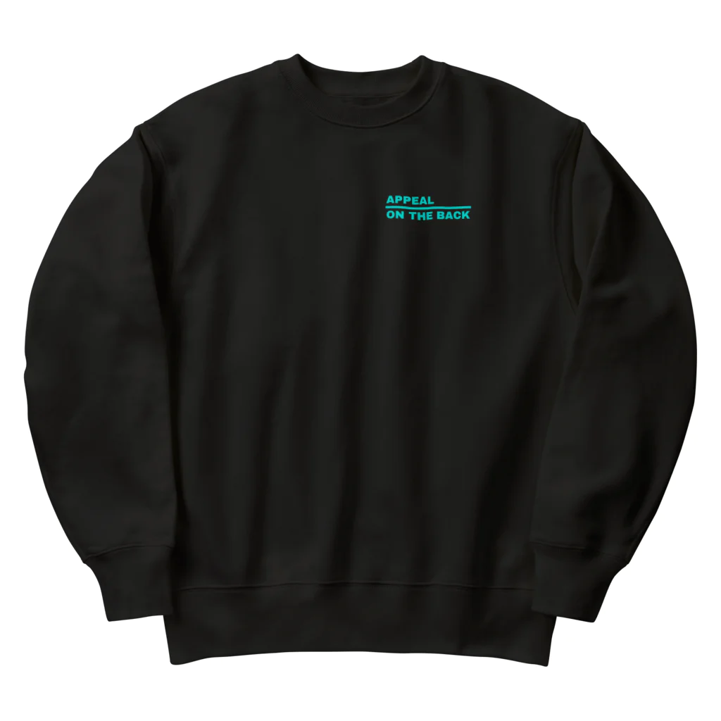 背中でアピールしてるのANEMIA 貧血 Heavyweight Crew Neck Sweatshirt