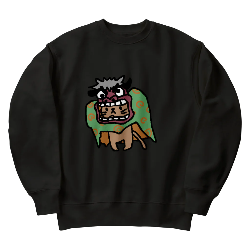 いもねこ　にゃーん！の🇯🇵＼てんてこ😺まいまい／🎍 Heavyweight Crew Neck Sweatshirt