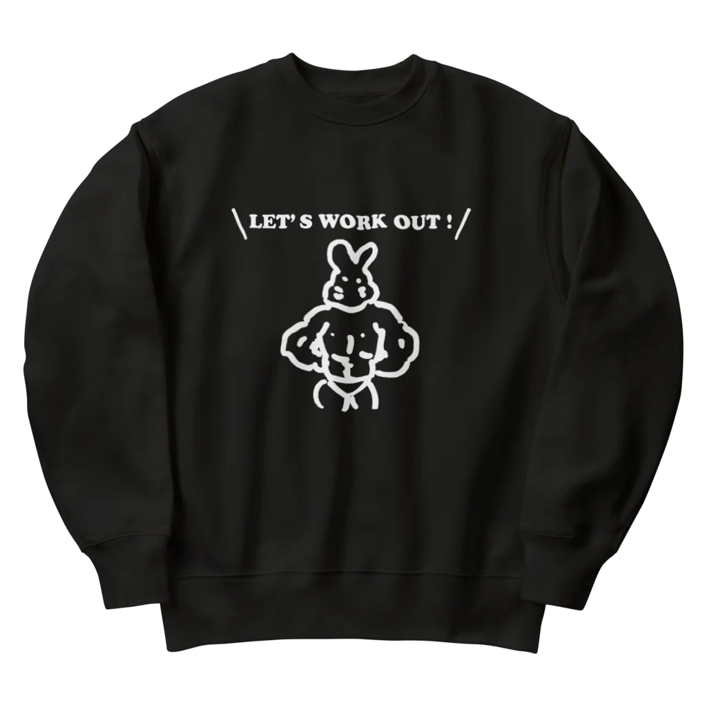 USAMANのマッチョウサギ Heavyweight Crew Neck Sweatshirt