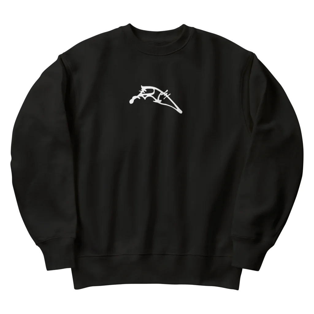 sengokuartの織田信長 花押（白） Heavyweight Crew Neck Sweatshirt