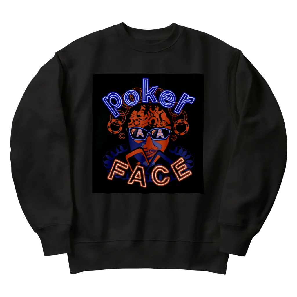 num_OROCHIのPoker face (AAver)【ポーカー】 Heavyweight Crew Neck Sweatshirt