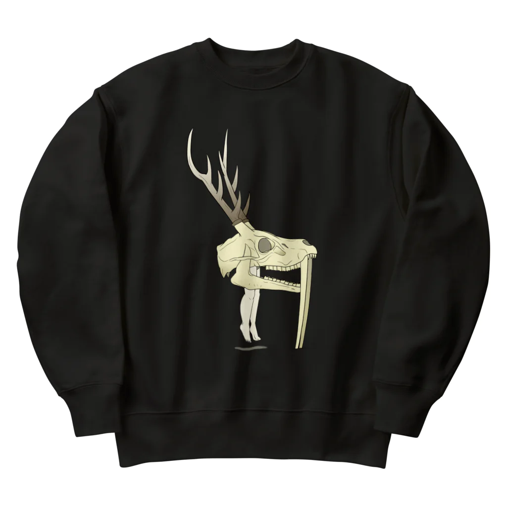 dougaseiseitokoroの足の生えた頭蓋 Heavyweight Crew Neck Sweatshirt