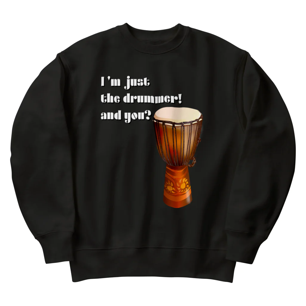 『NG （Niche・Gate）』ニッチゲート-- IN SUZURIのI'm Just The Drummer And You?（JMB） Heavyweight Crew Neck Sweatshirt