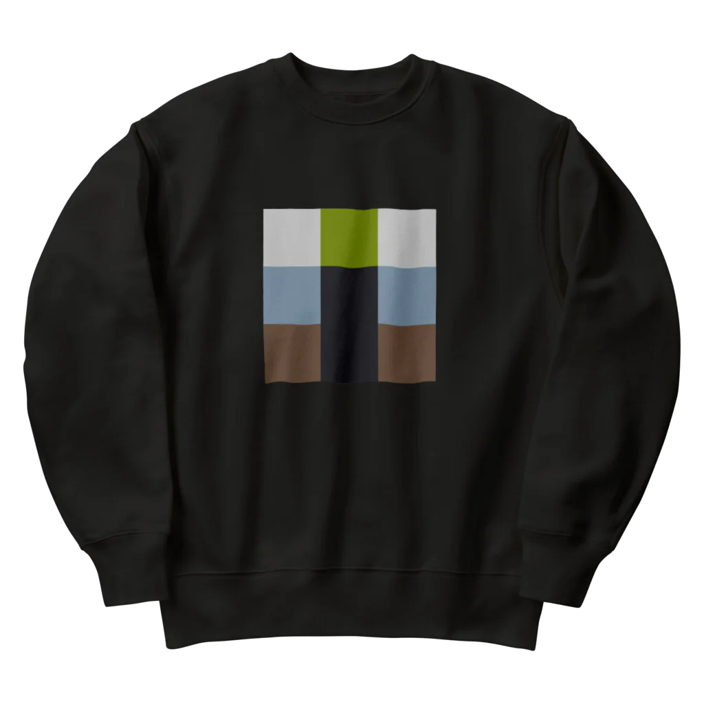 3×3 のドット絵のマグリット - 3×3 のドット絵 Heavyweight Crew Neck Sweatshirt