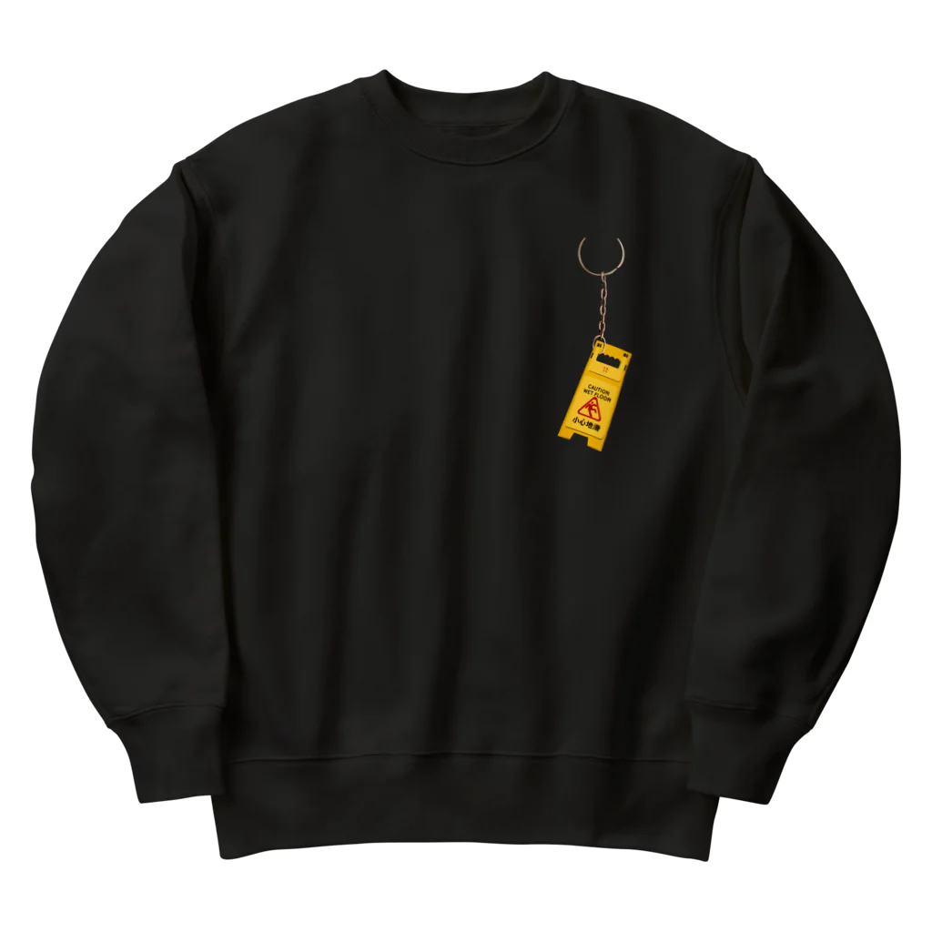 香港情景の小心地滑 Heavyweight Crew Neck Sweatshirt