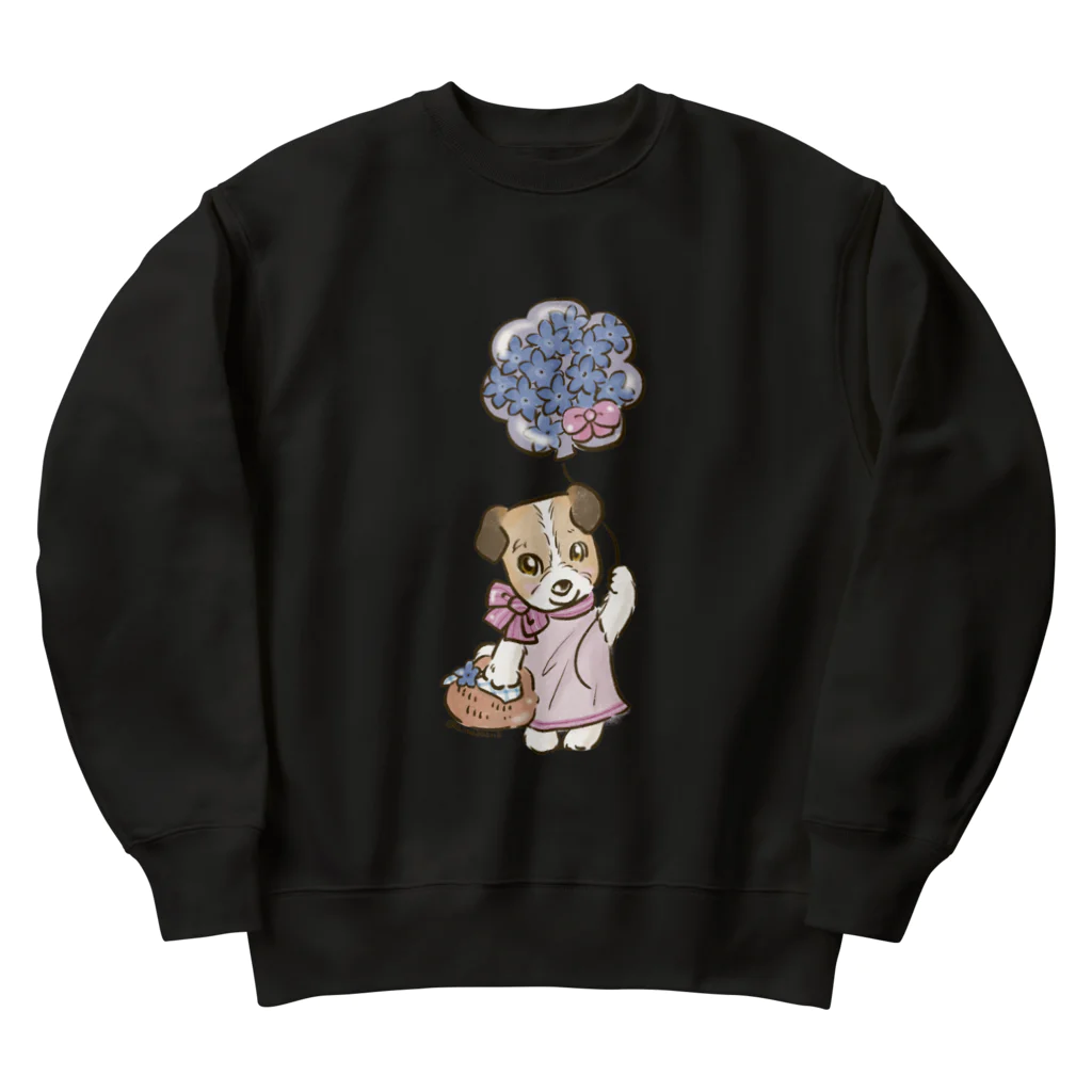 猫のきぬくんのお店のハニーちゃん Heavyweight Crew Neck Sweatshirt