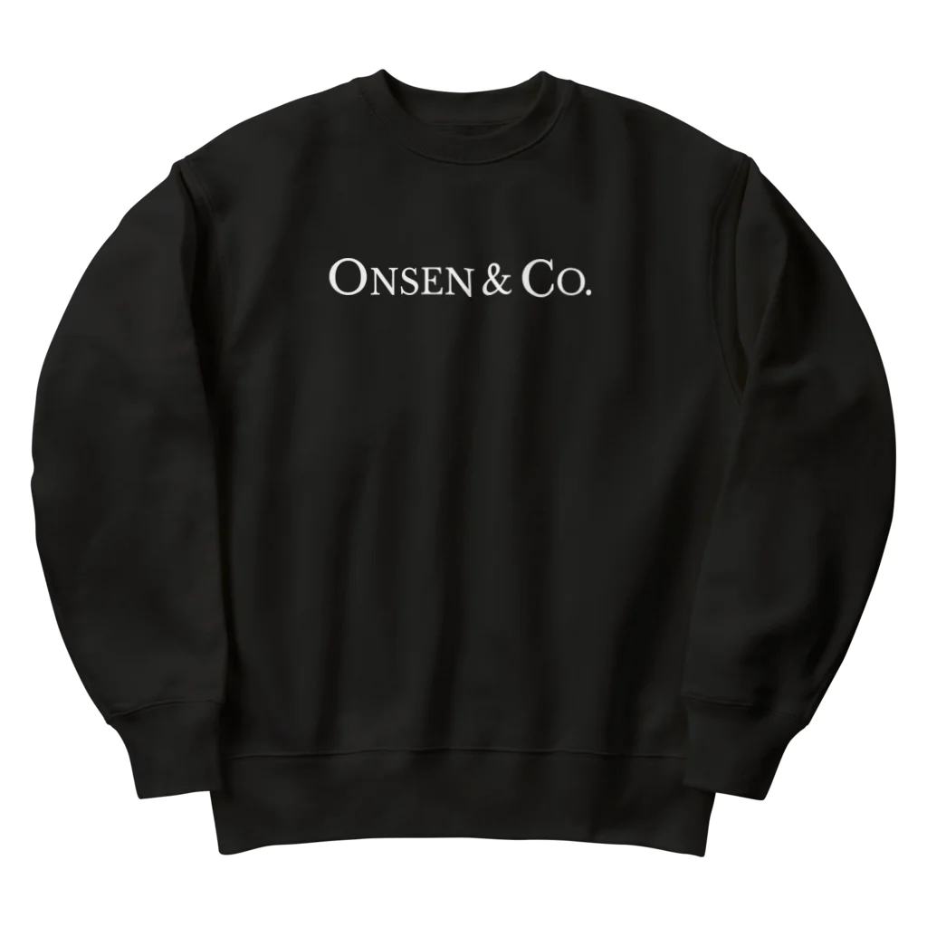 温泉グッズ@ブーさんとキリンの生活のONSEN＆CO. Heavyweight Crew Neck Sweatshirt