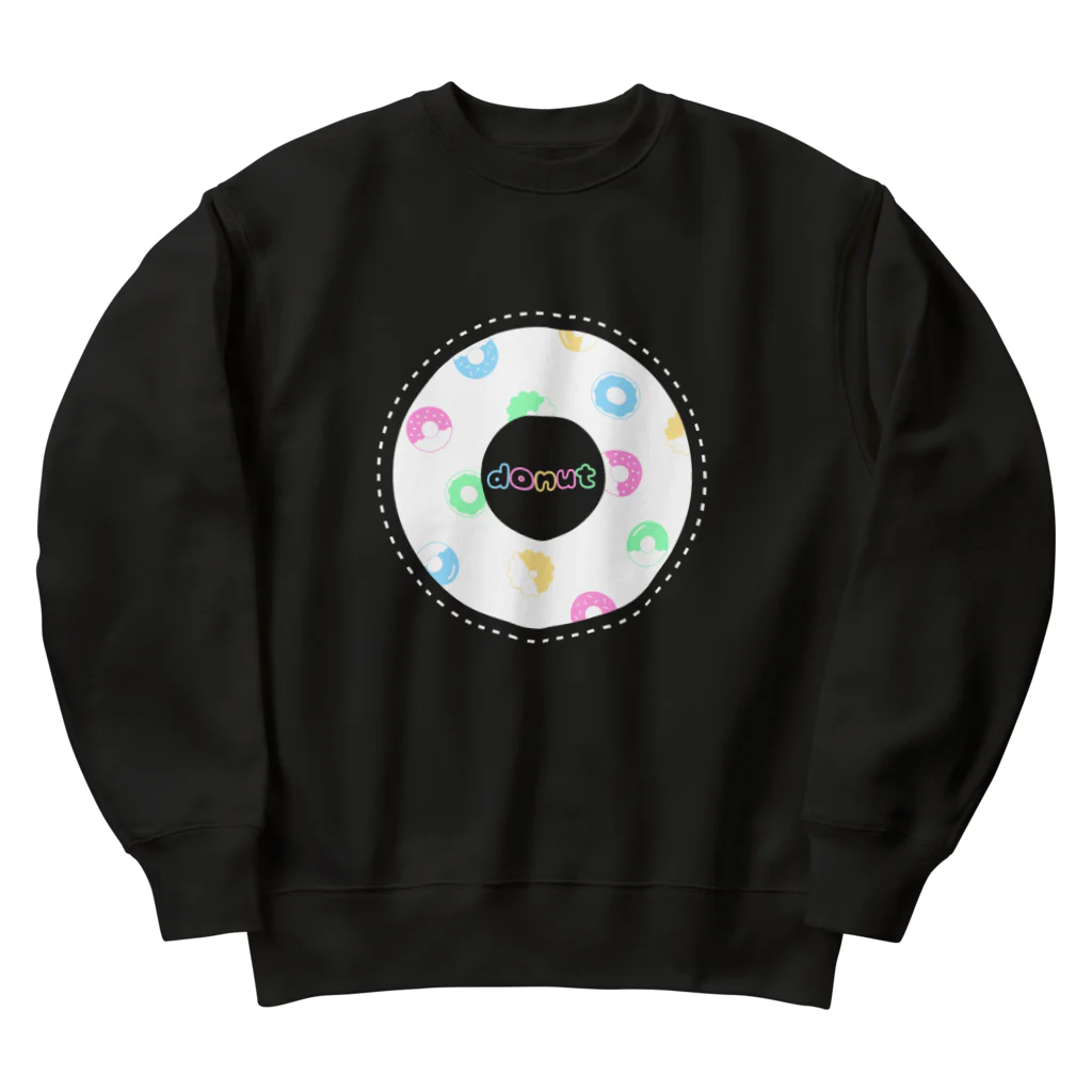 ぱるちゃのdonut(ドーナツ)カラフルver. Heavyweight Crew Neck Sweatshirt