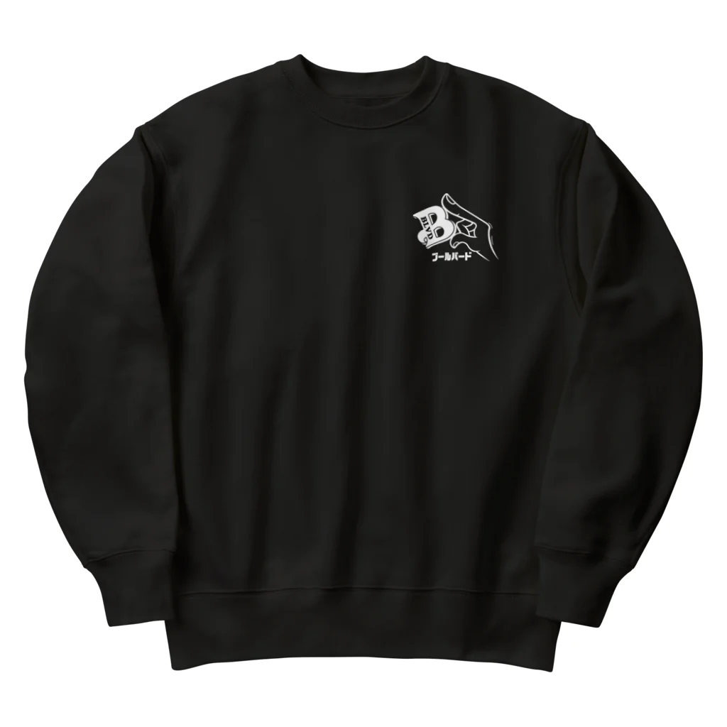 blvd1970のBLVD Logo WHITE Heavyweight Crew Neck Sweatshirt