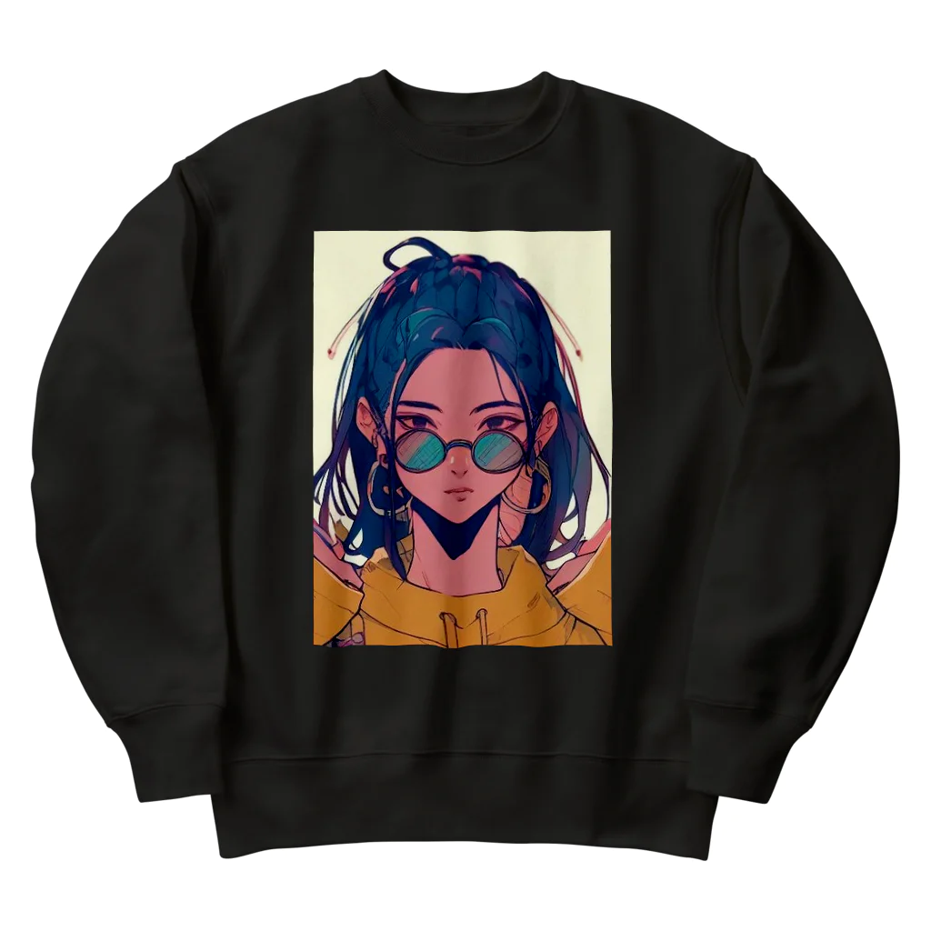 zaisuのクール系女子 Heavyweight Crew Neck Sweatshirt