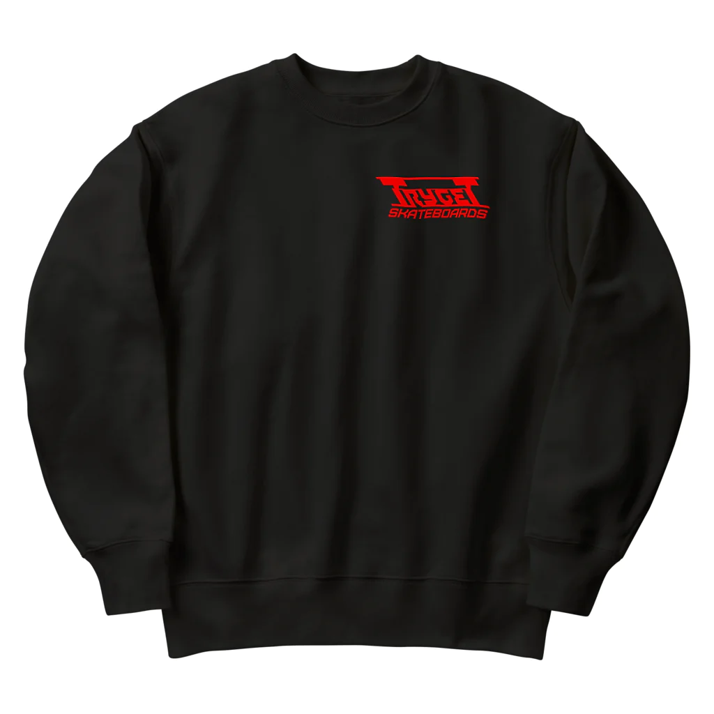 TRYGETサンプル実験中のTRYGET 黒　Ver2 Heavyweight Crew Neck Sweatshirt