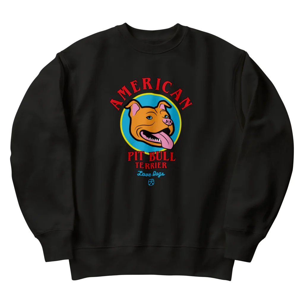 LONESOME TYPE ススのLove❤️Dogs（アメリカンピットブルテリア・オルタナティブ） Heavyweight Crew Neck Sweatshirt