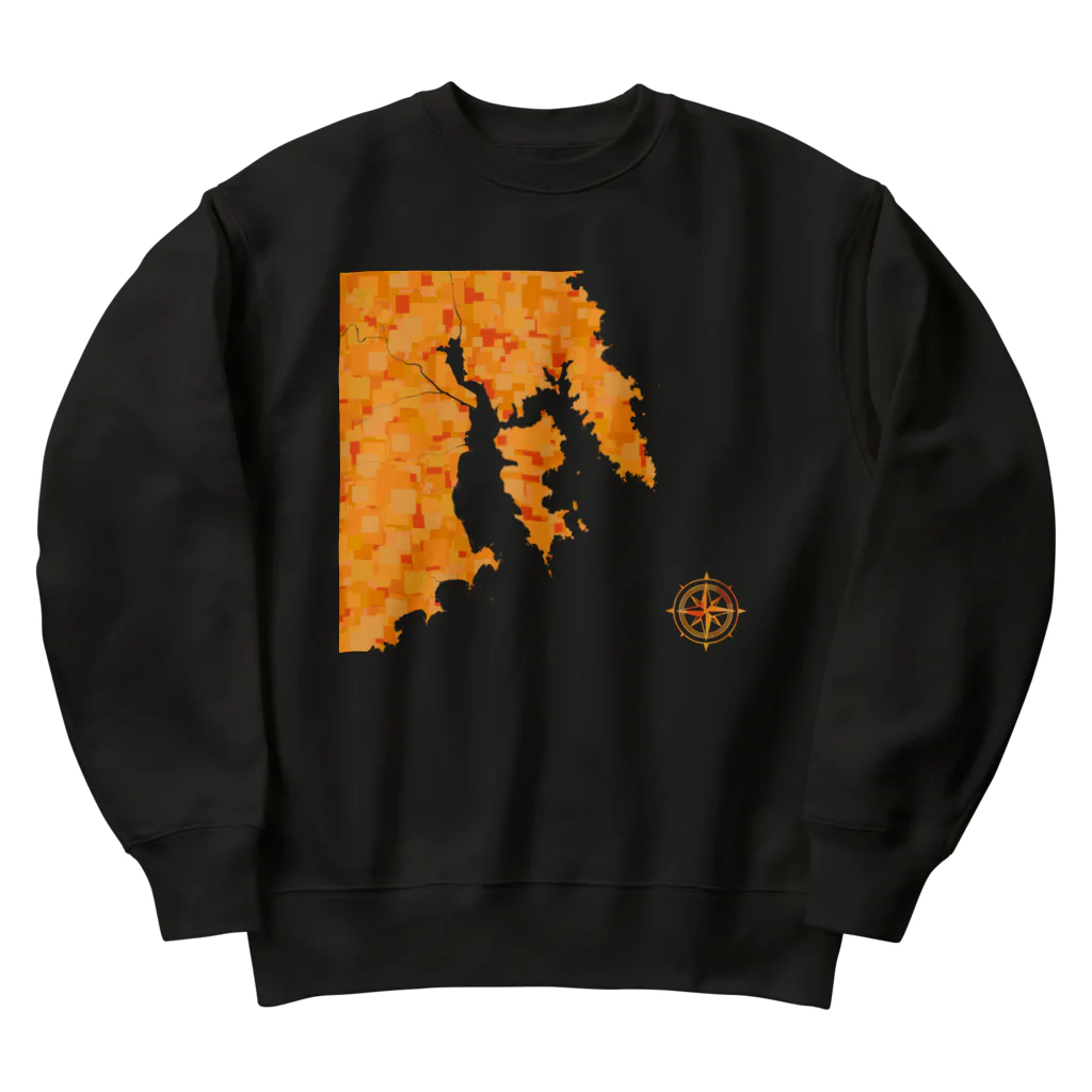 cuuyabowの気仙沼オレンジ Heavyweight Crew Neck Sweatshirt