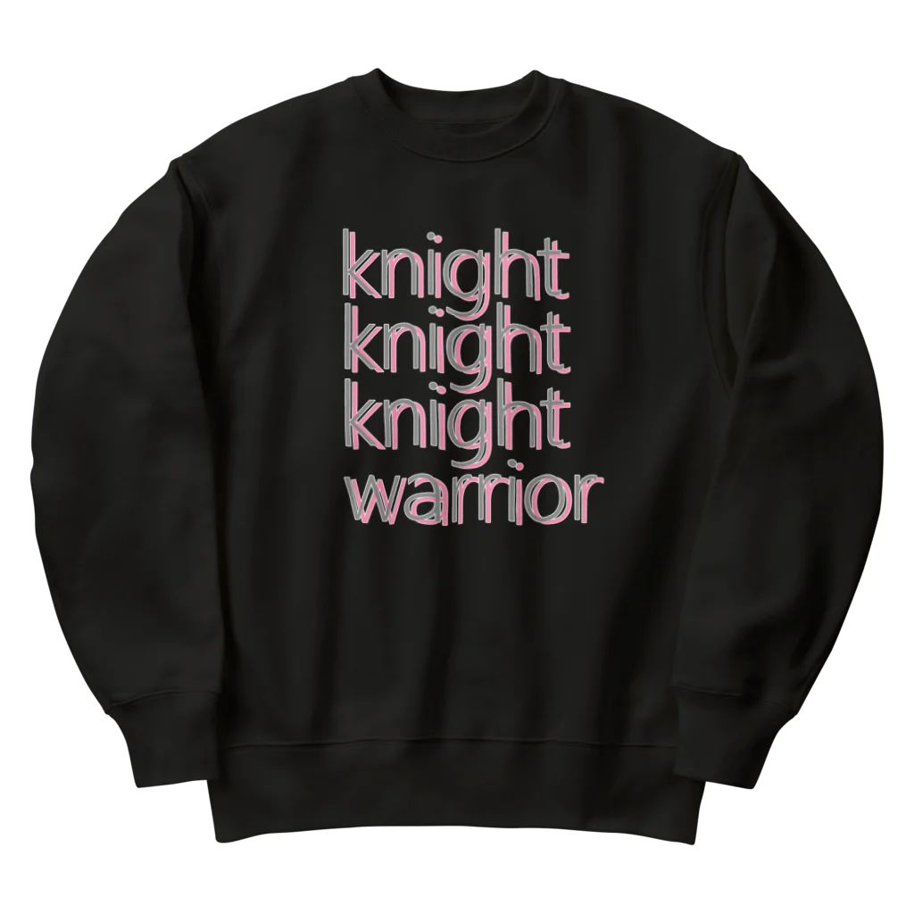 アルカナマイル SUZURI店 (高橋マイル)元ネコマイル店の3 knights,1 warrior(English ver.) Heavyweight Crew Neck Sweatshirt