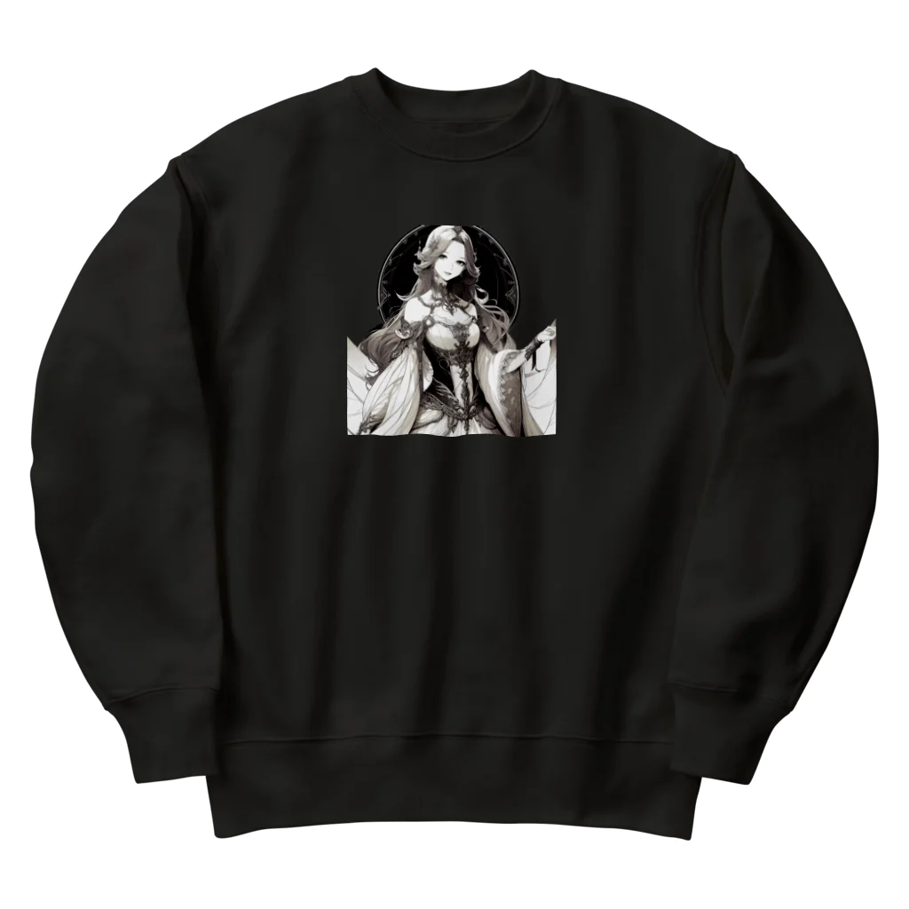 終わらない夢🌈の魔道士✨ Heavyweight Crew Neck Sweatshirt