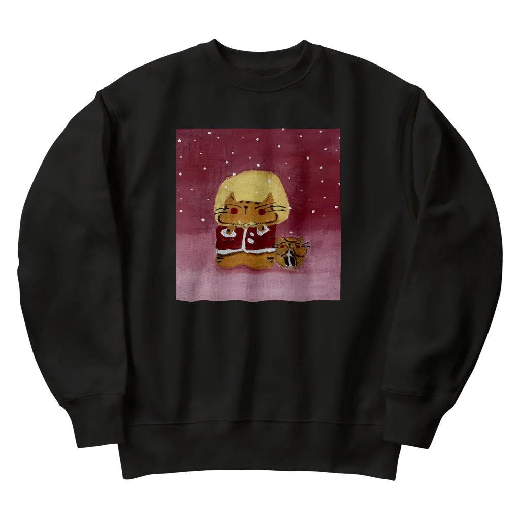 みゆ左衛門のサンタさんのお手伝い Heavyweight Crew Neck Sweatshirt