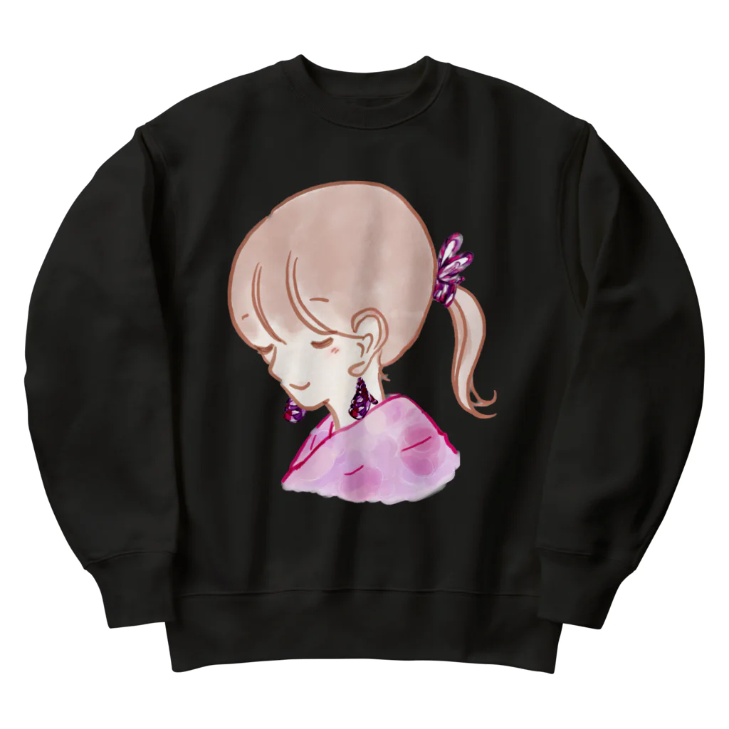 ぽっちりの浴衣コーデで夏まつりに💕　わいやーぽにー Heavyweight Crew Neck Sweatshirt