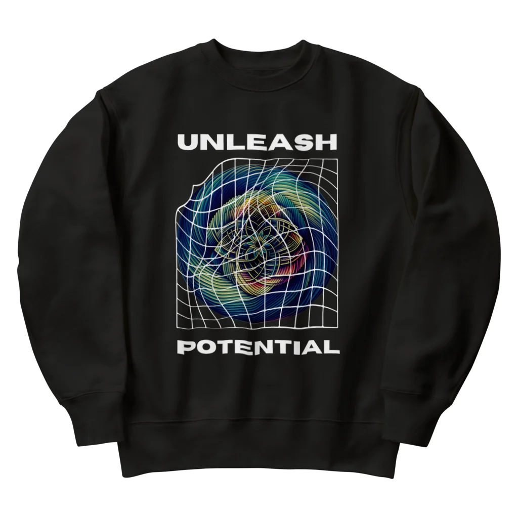 NeoNestの"Unleash Potential" Graphic Tee & Merch Heavyweight Crew Neck Sweatshirt