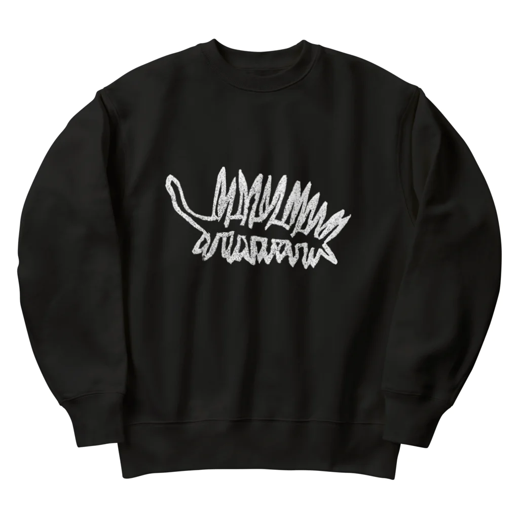 はんこや　のののハルキゲニア【白】 Heavyweight Crew Neck Sweatshirt