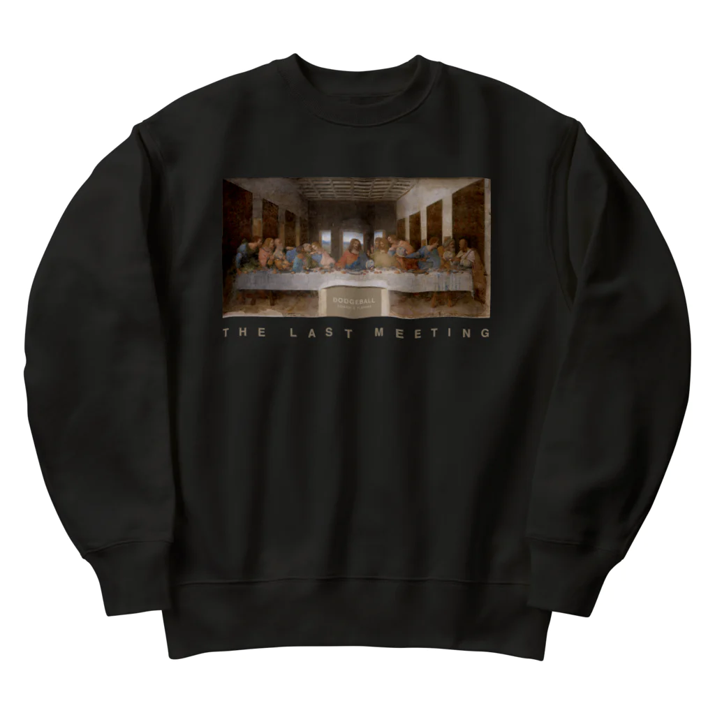 WLDのドッジボール 最後の会議 Heavyweight Crew Neck Sweatshirt