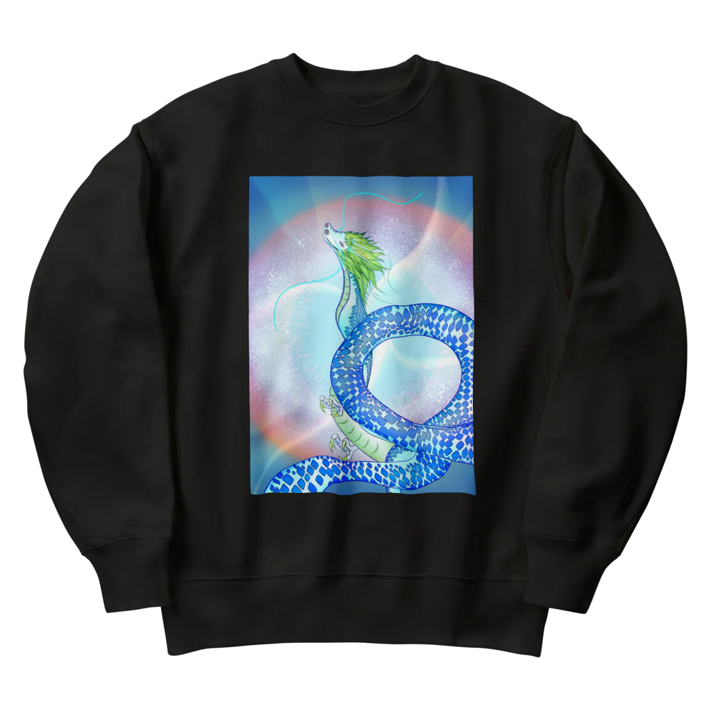 Divina AmoR-ART-の青龍 Heavyweight Crew Neck Sweatshirt