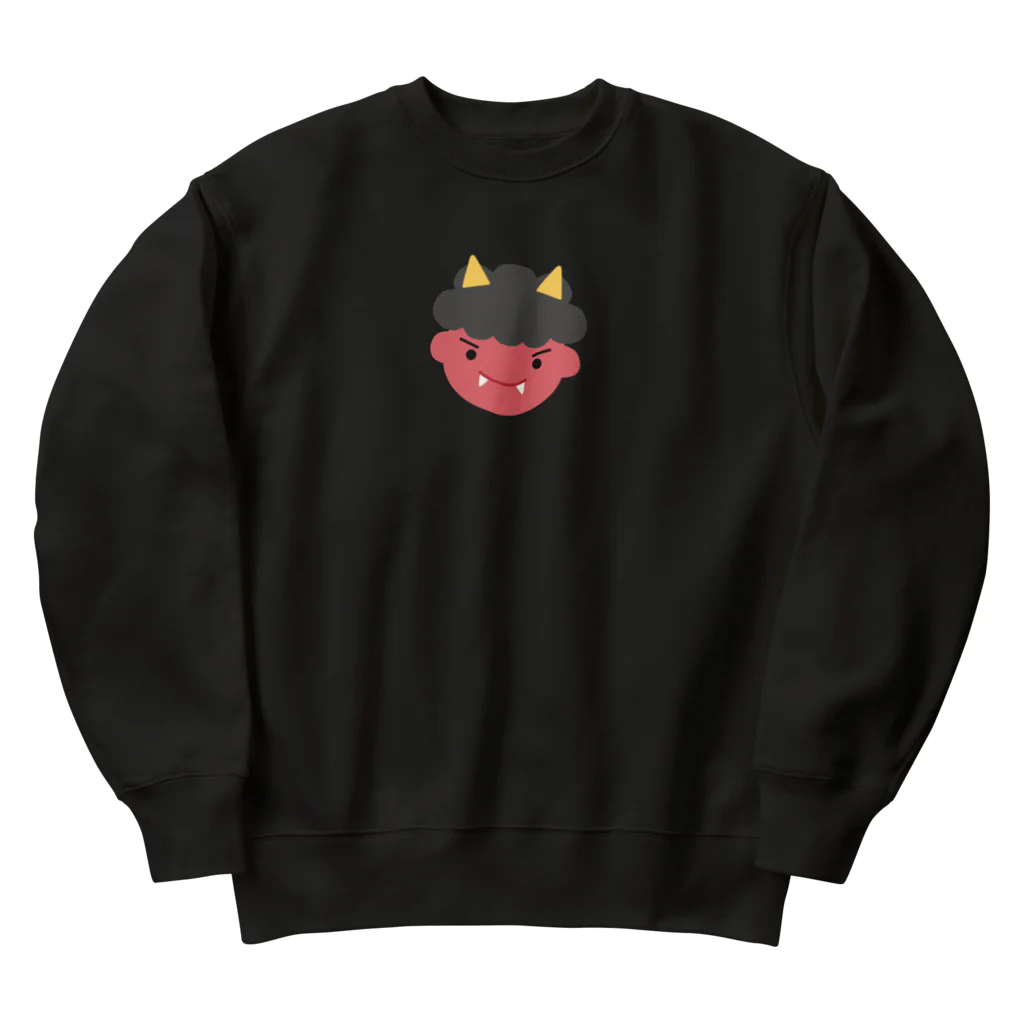 つきしょっぷのあかおに Heavyweight Crew Neck Sweatshirt