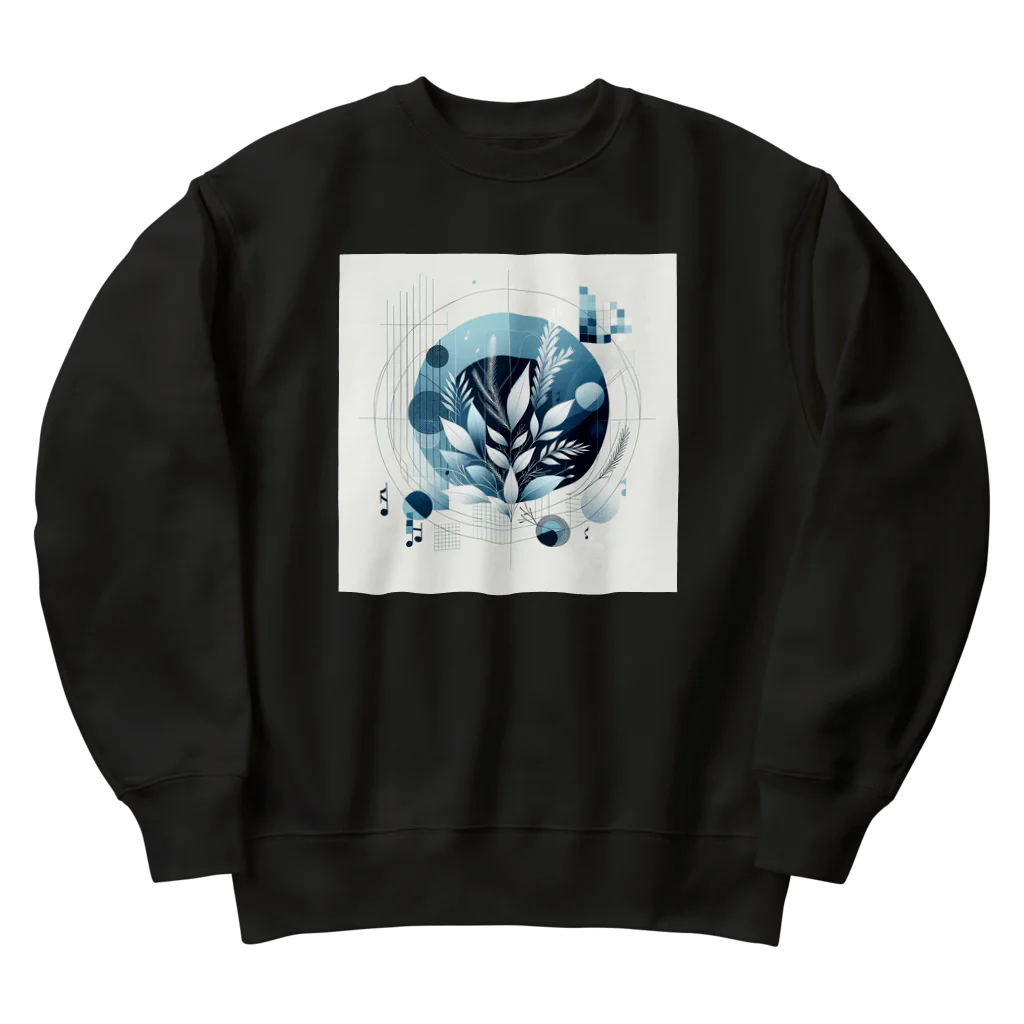 BochiBoochi-walkerのジオメトリーA25 Heavyweight Crew Neck Sweatshirt