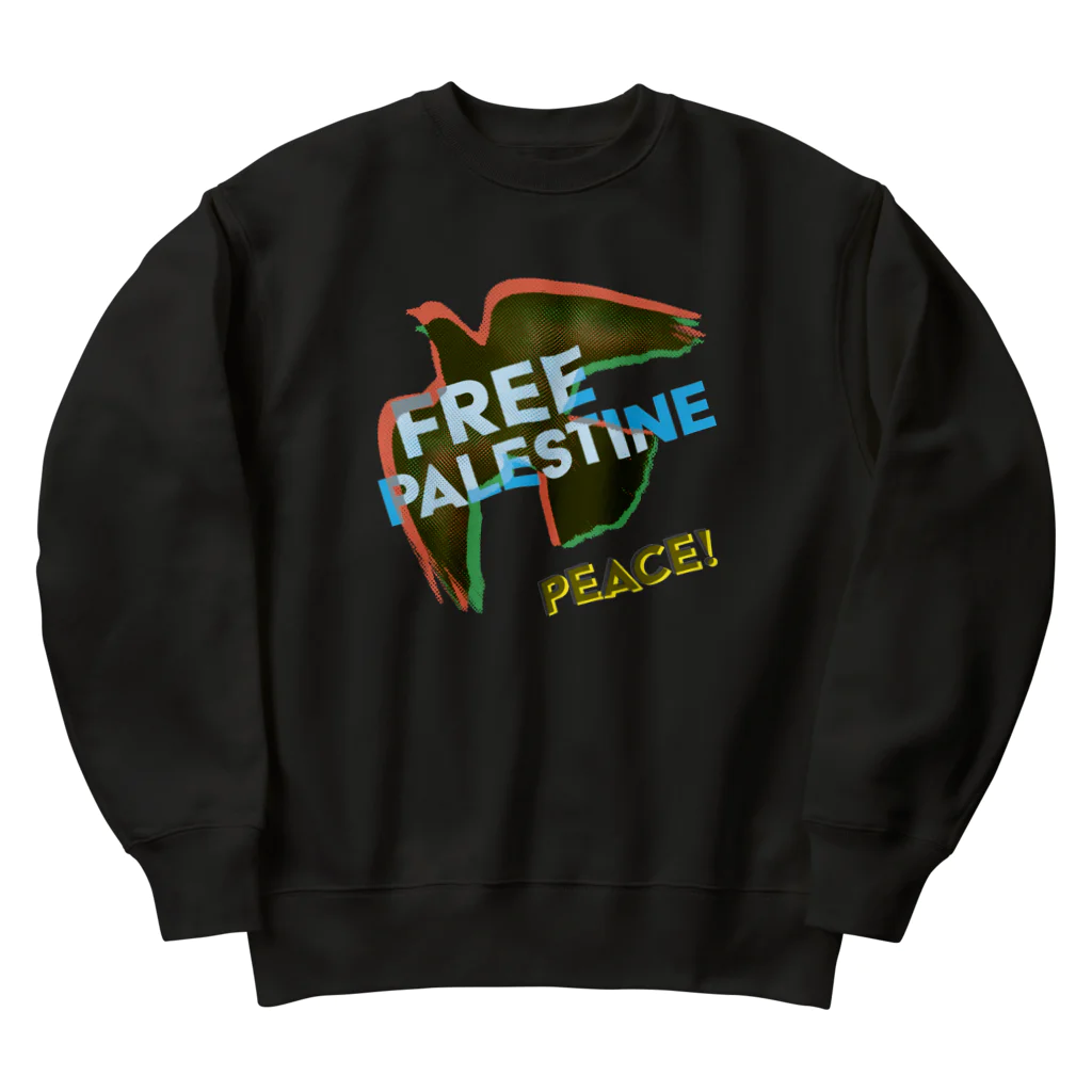 otemochanの【パレスチナ連帯】PEACE Heavyweight Crew Neck Sweatshirt