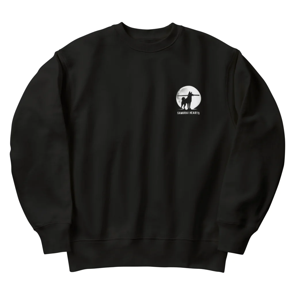 Samurai HeartsのBlack Pochi Heavyweight Crew Neck Sweatshirt