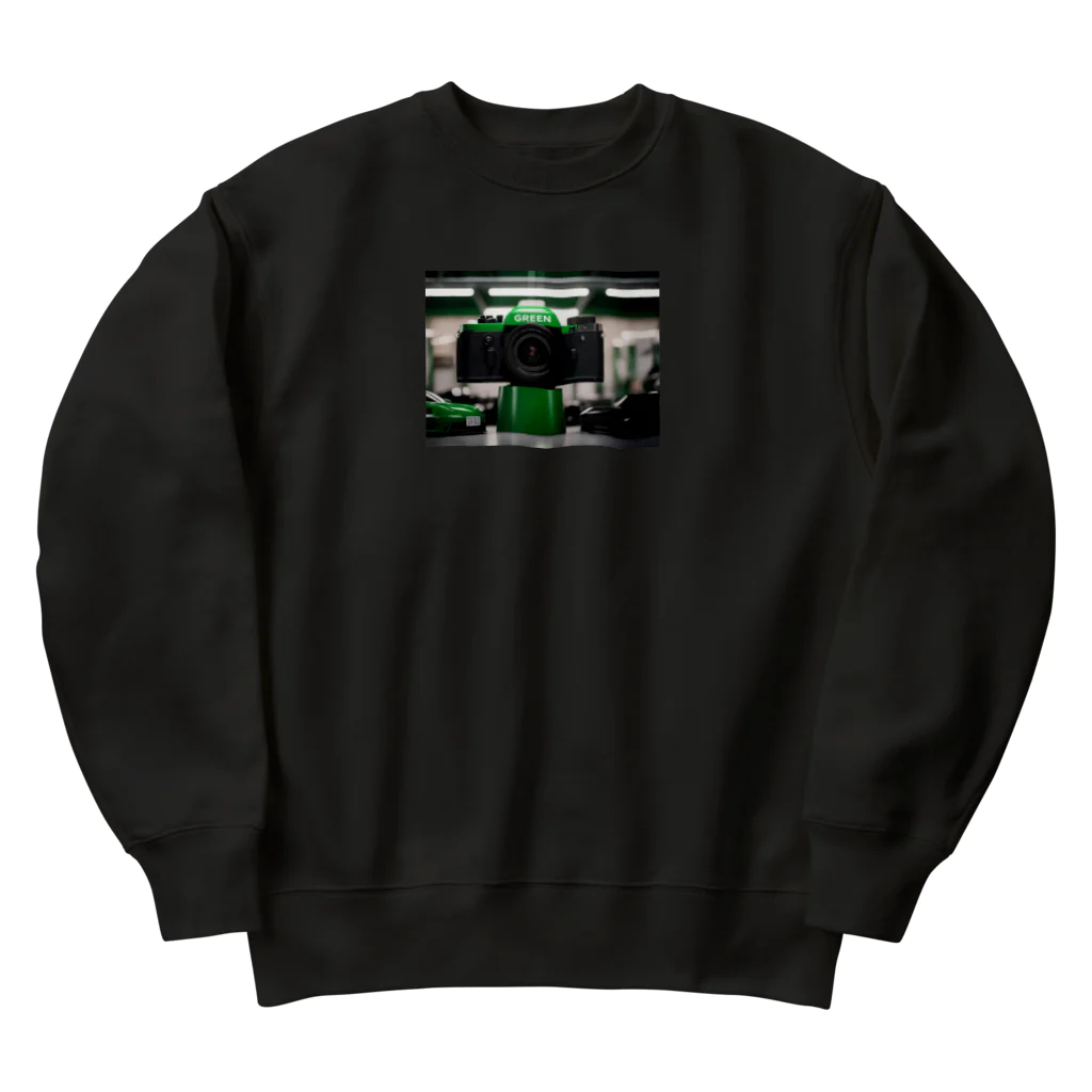 RingreenglitterのGREEN CAMERA Heavyweight Crew Neck Sweatshirt