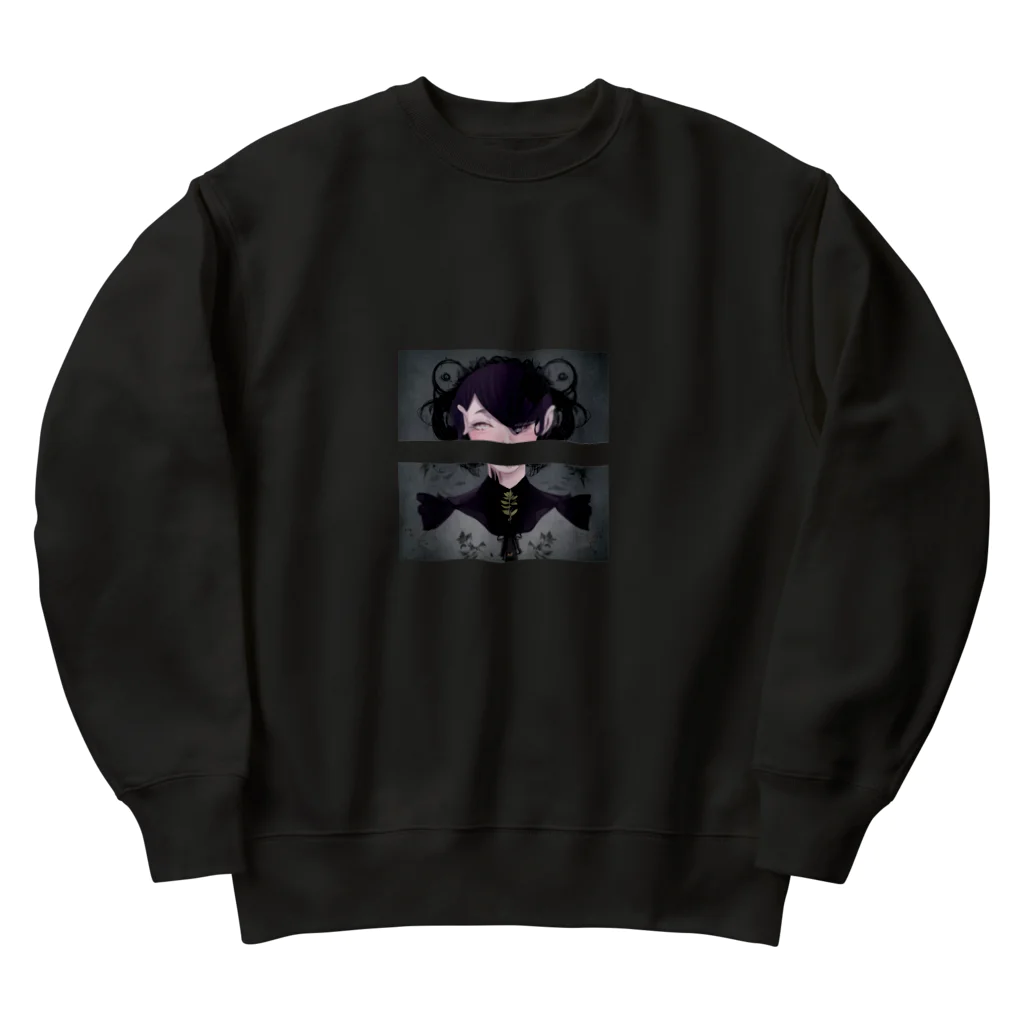 hade_raのあなたを... Heavyweight Crew Neck Sweatshirt